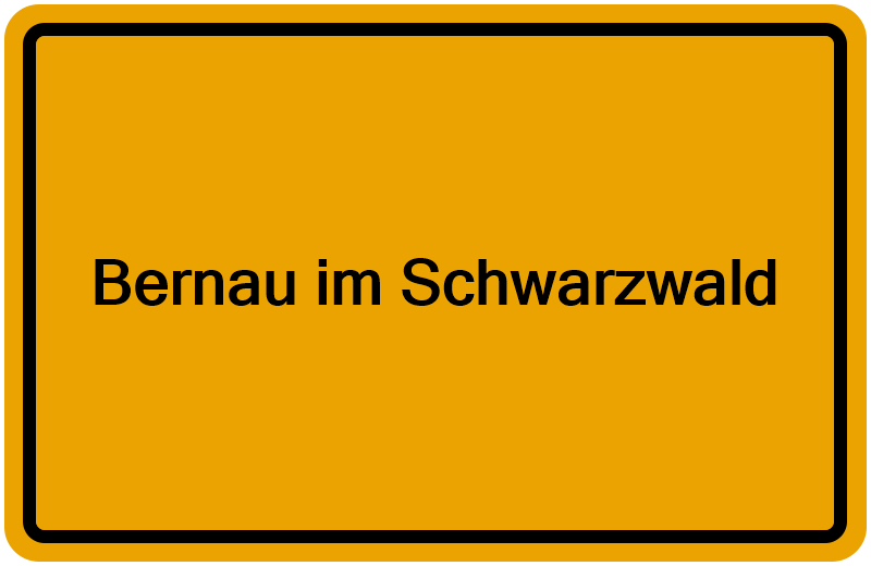 Handelsregister Bernau im Schwarzwald